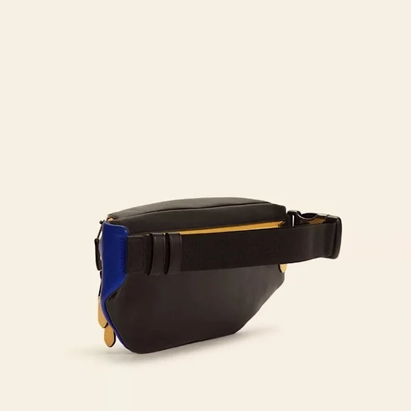 Track Belt Bag In Colorblock Signature Canvas